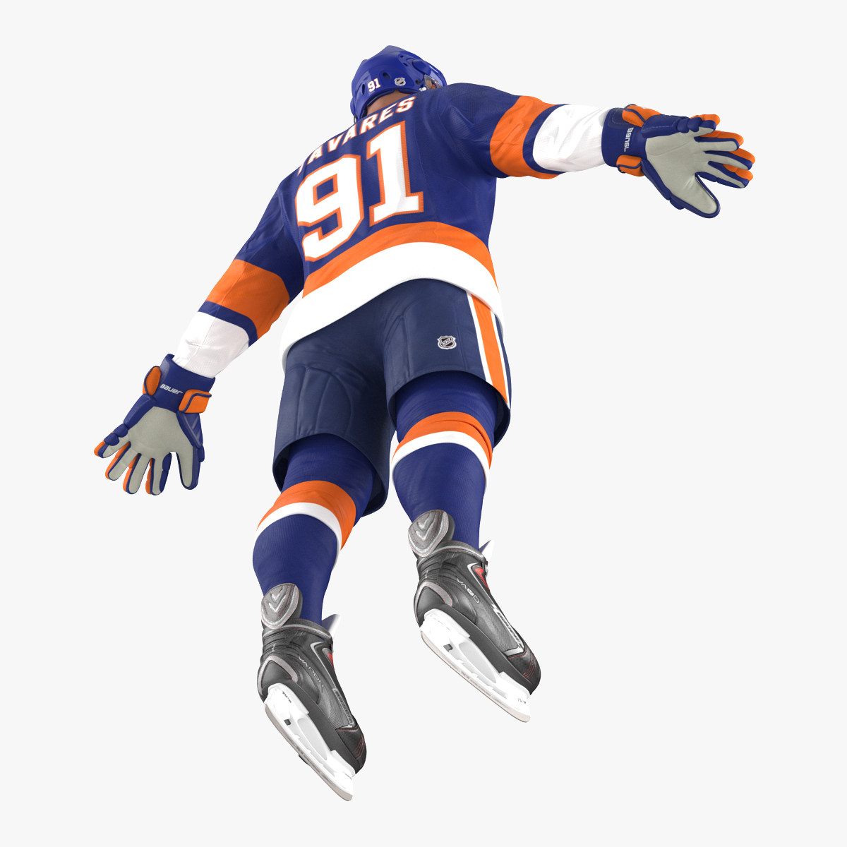 3D Hockey Player Islanders model