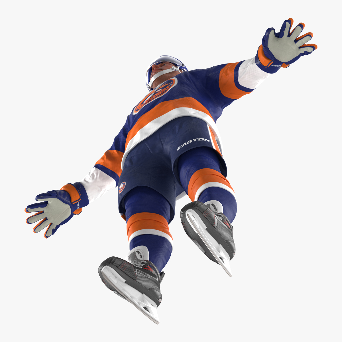 3D Hockey Player Islanders model