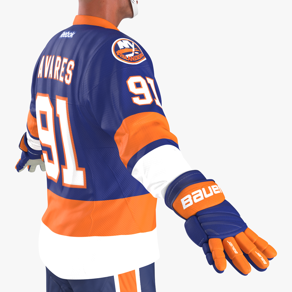 3D Hockey Player Islanders model