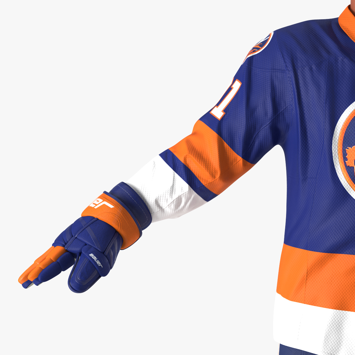 3D Hockey Player Islanders model