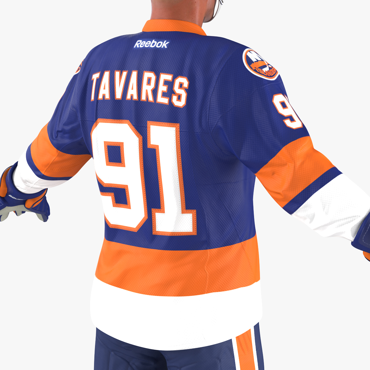 3D Hockey Player Islanders model