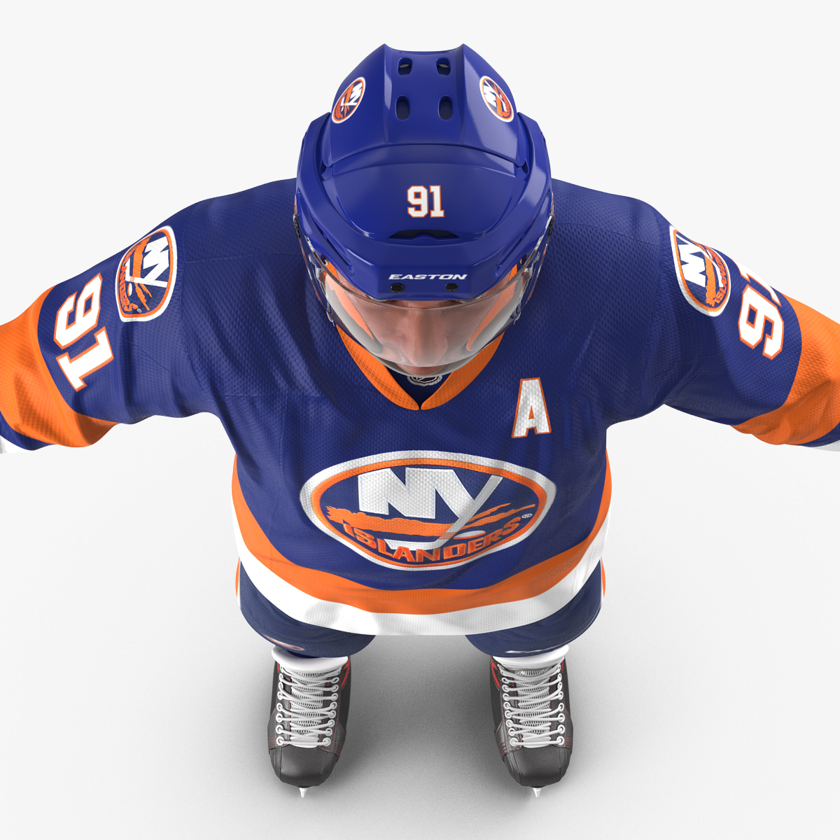 3D Hockey Player Islanders model