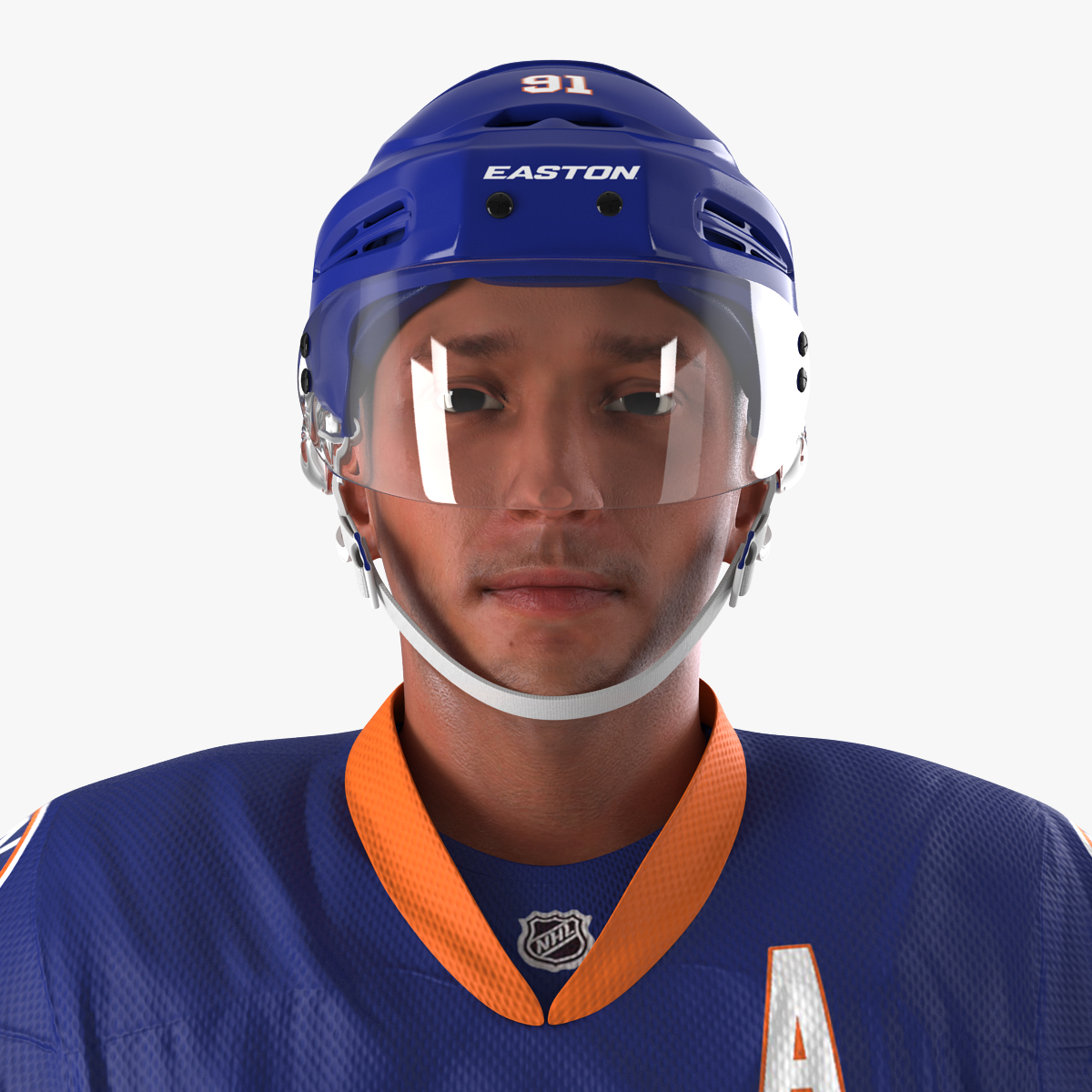 3D Hockey Player Islanders model