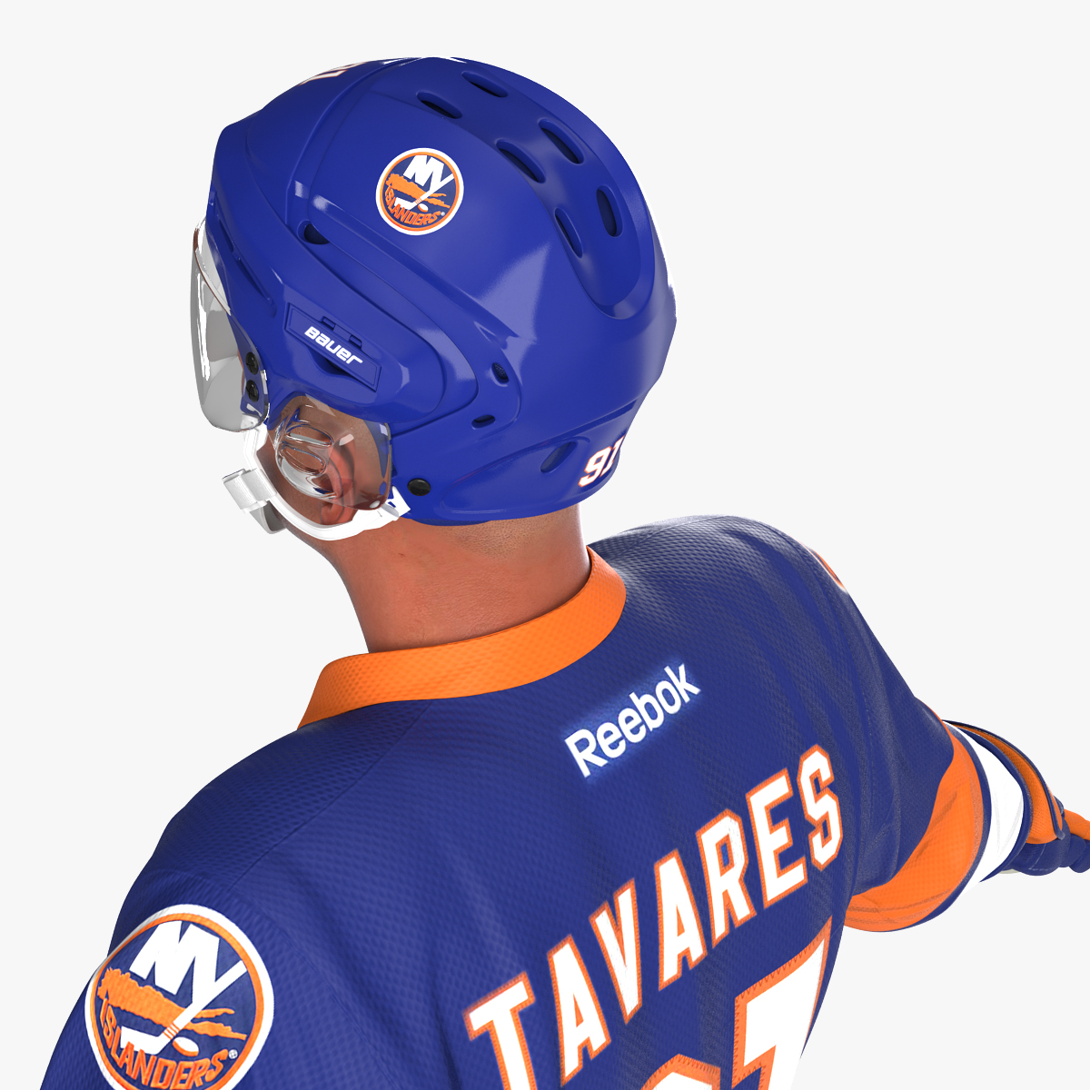 3D Hockey Player Islanders model