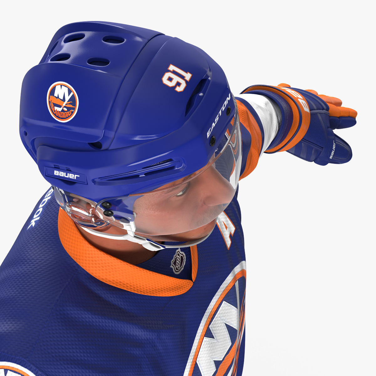 3D Hockey Player Islanders model