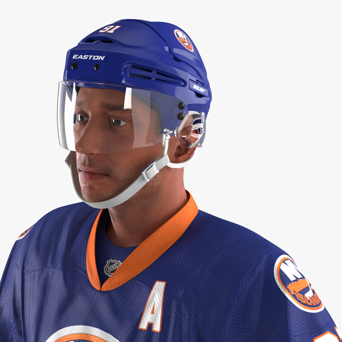 3D Hockey Player Islanders model