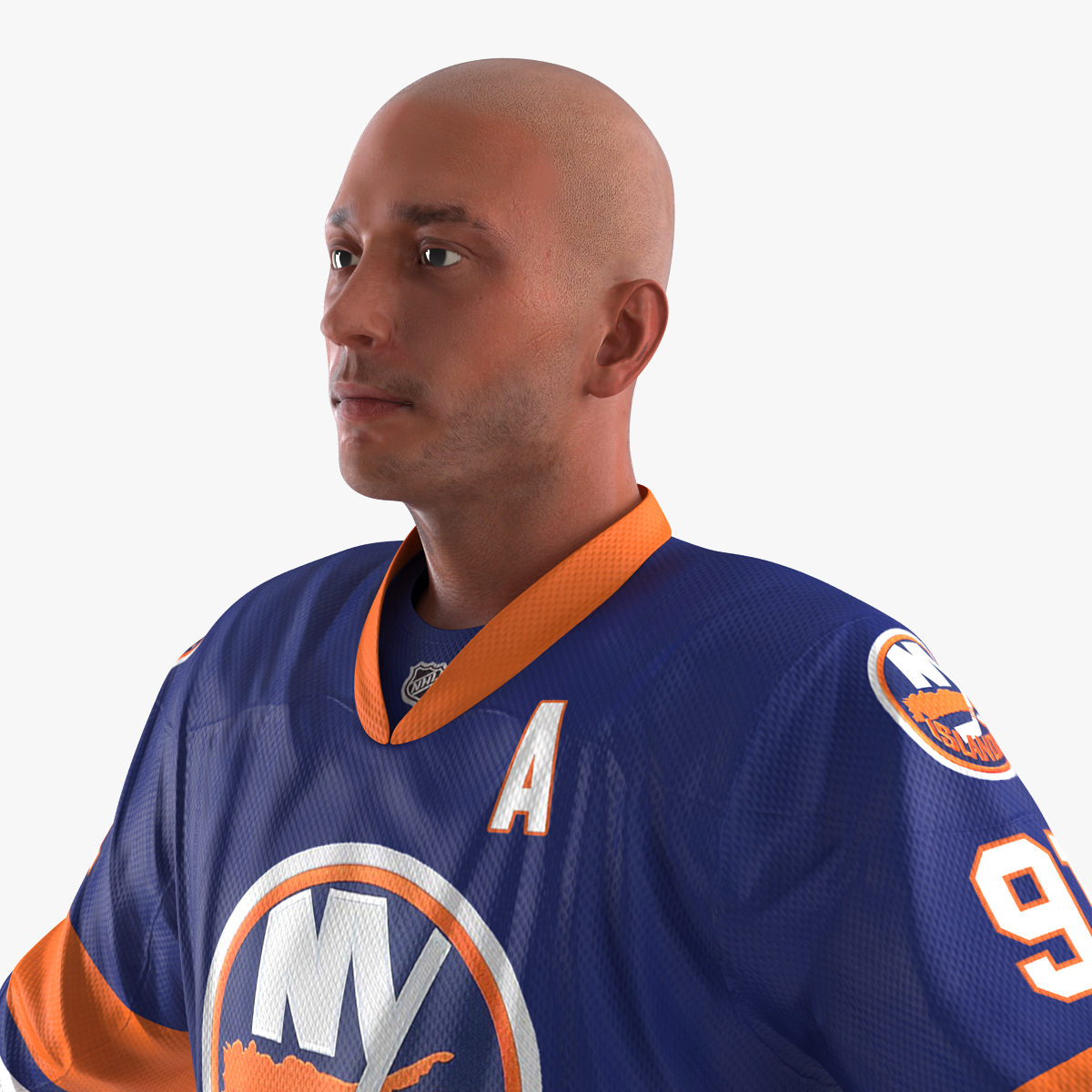 3D Hockey Player Islanders model