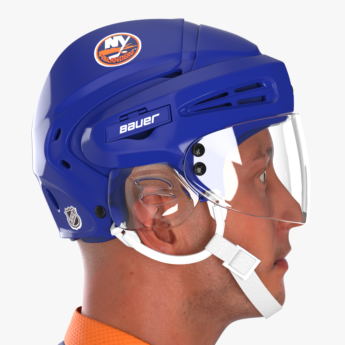 3D Hockey Player Islanders model