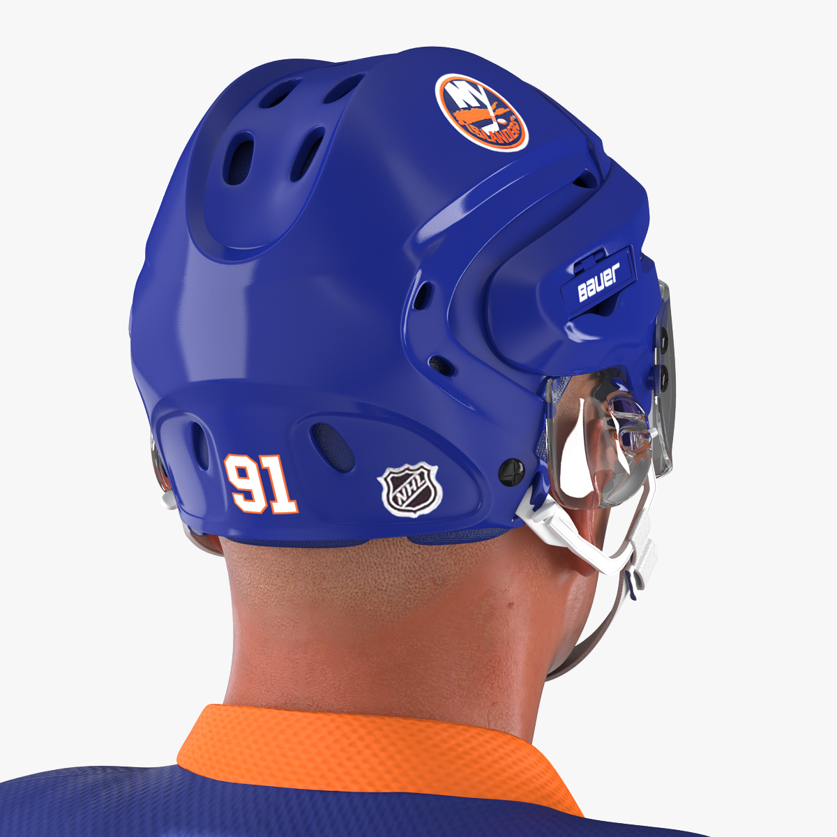 3D Hockey Player Islanders model