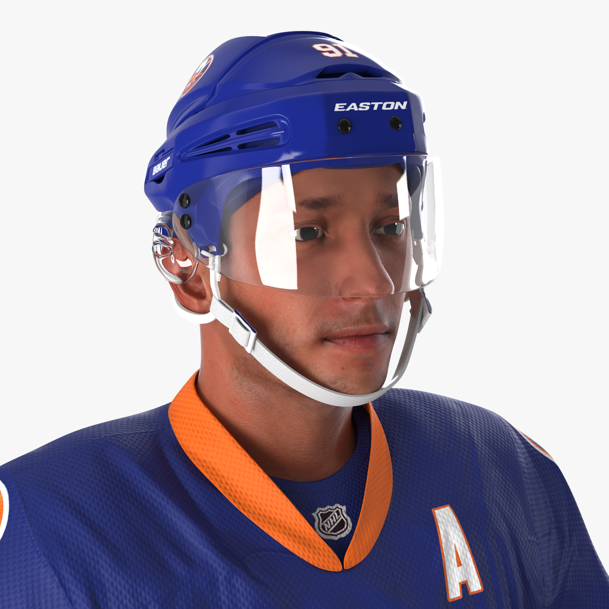 3D Hockey Player Islanders model