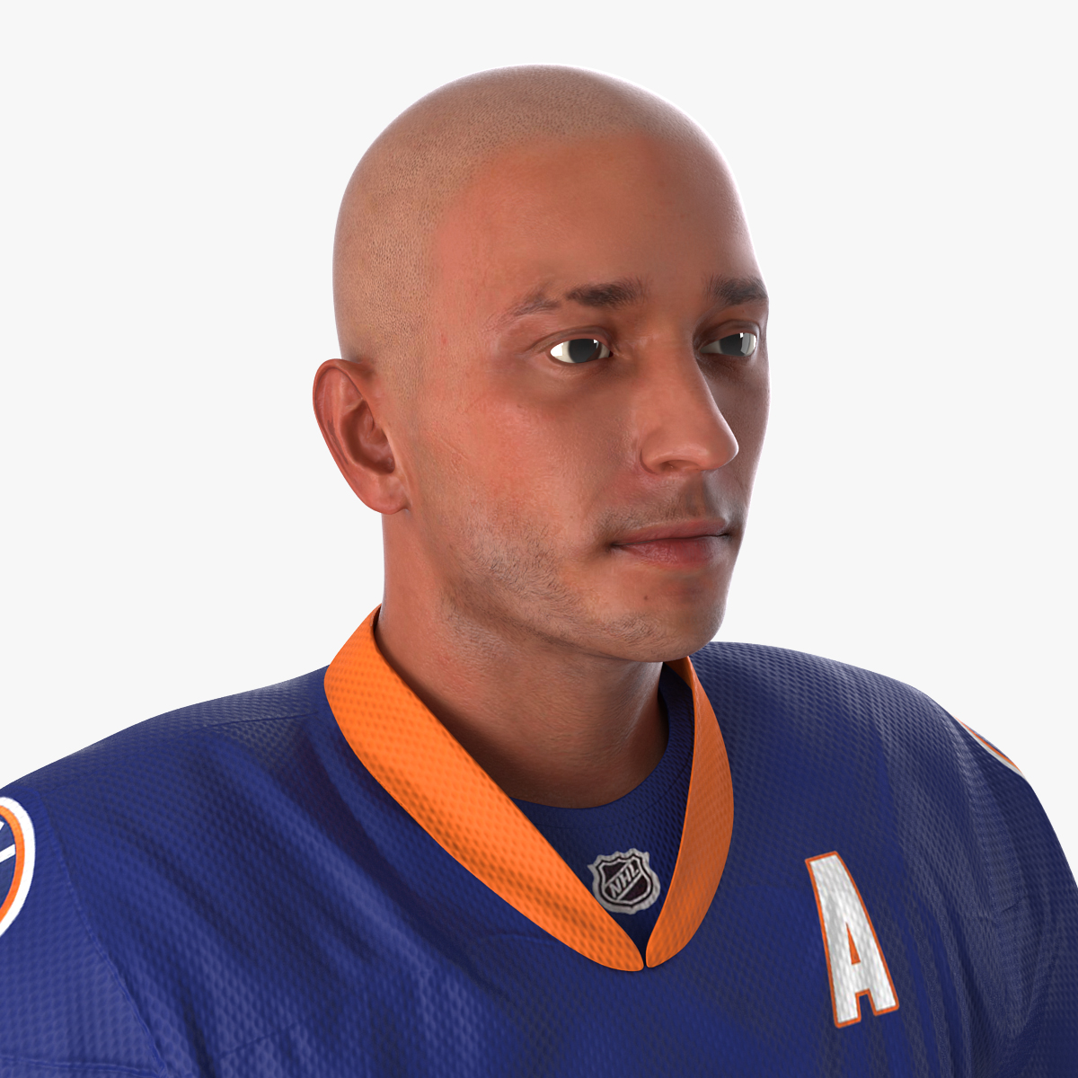 3D Hockey Player Islanders model