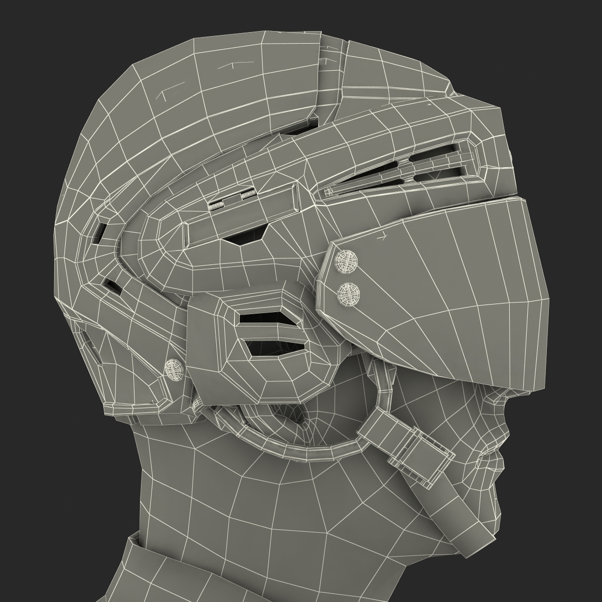 3D Hockey Player Islanders model