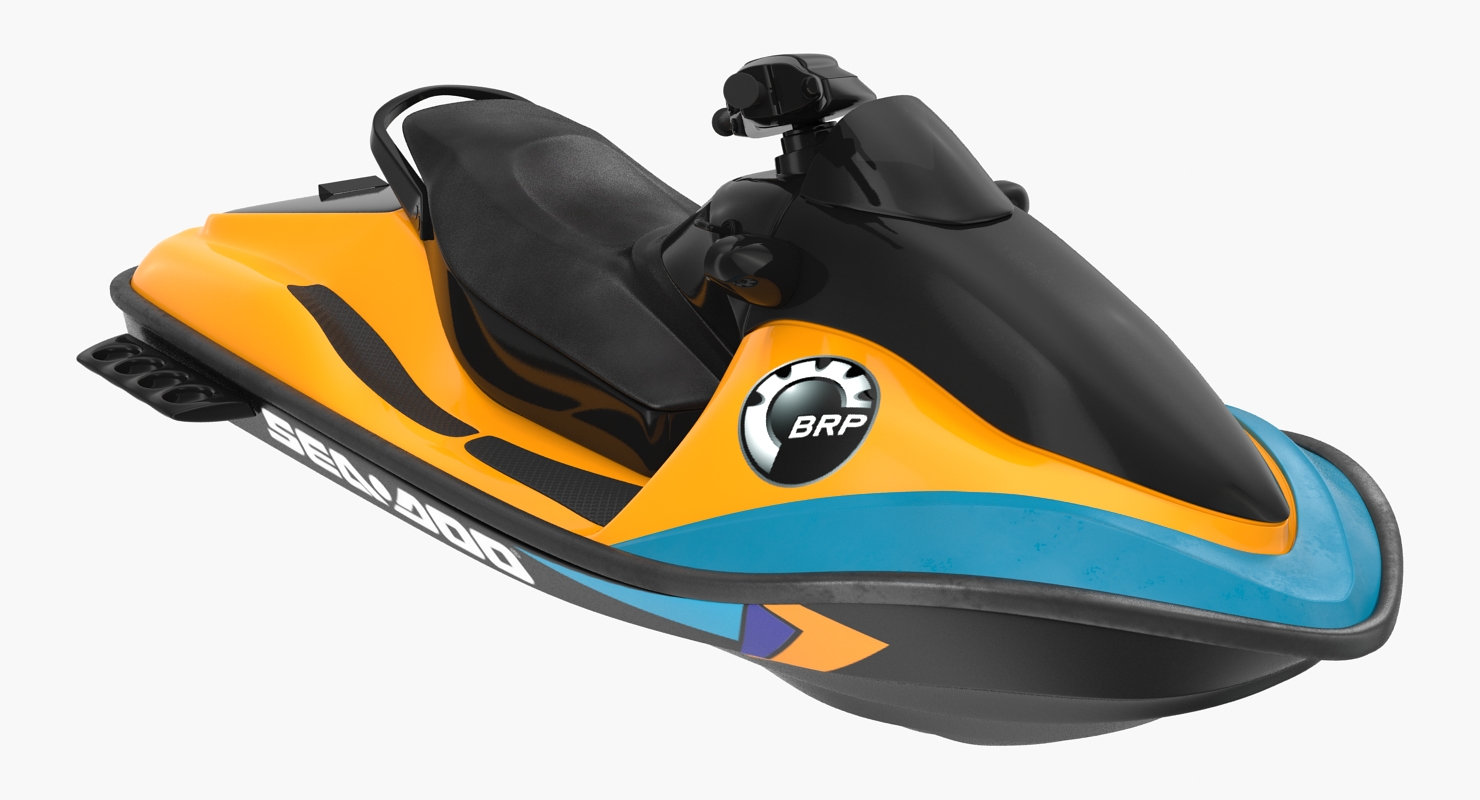 Jet Ski Sea Doo 2 Rigged 3D model