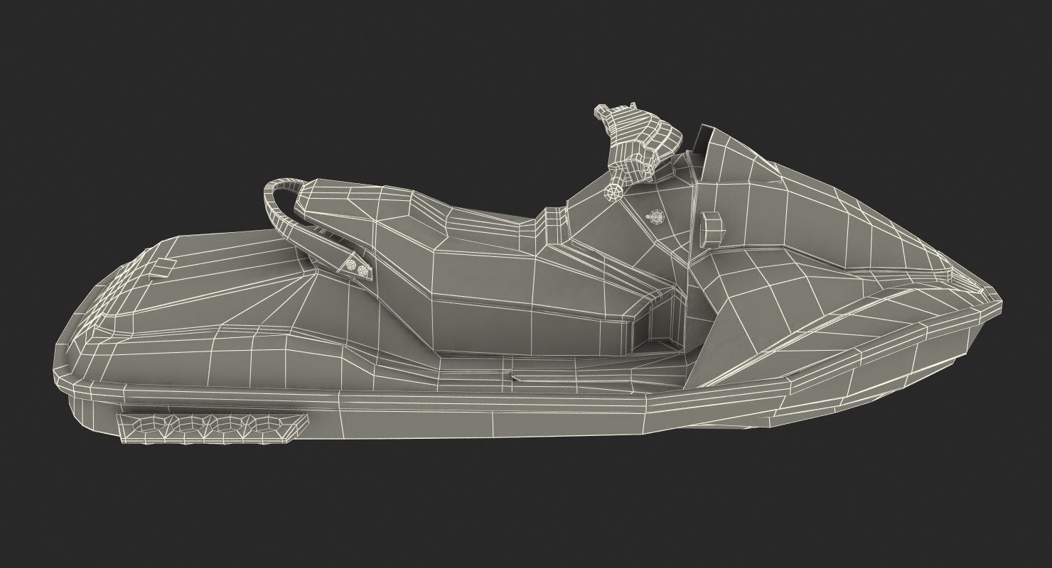 Jet Ski Sea Doo 2 Rigged 3D model