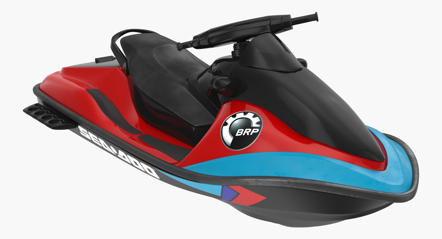 Jet Ski Sea Doo Rigged 3D