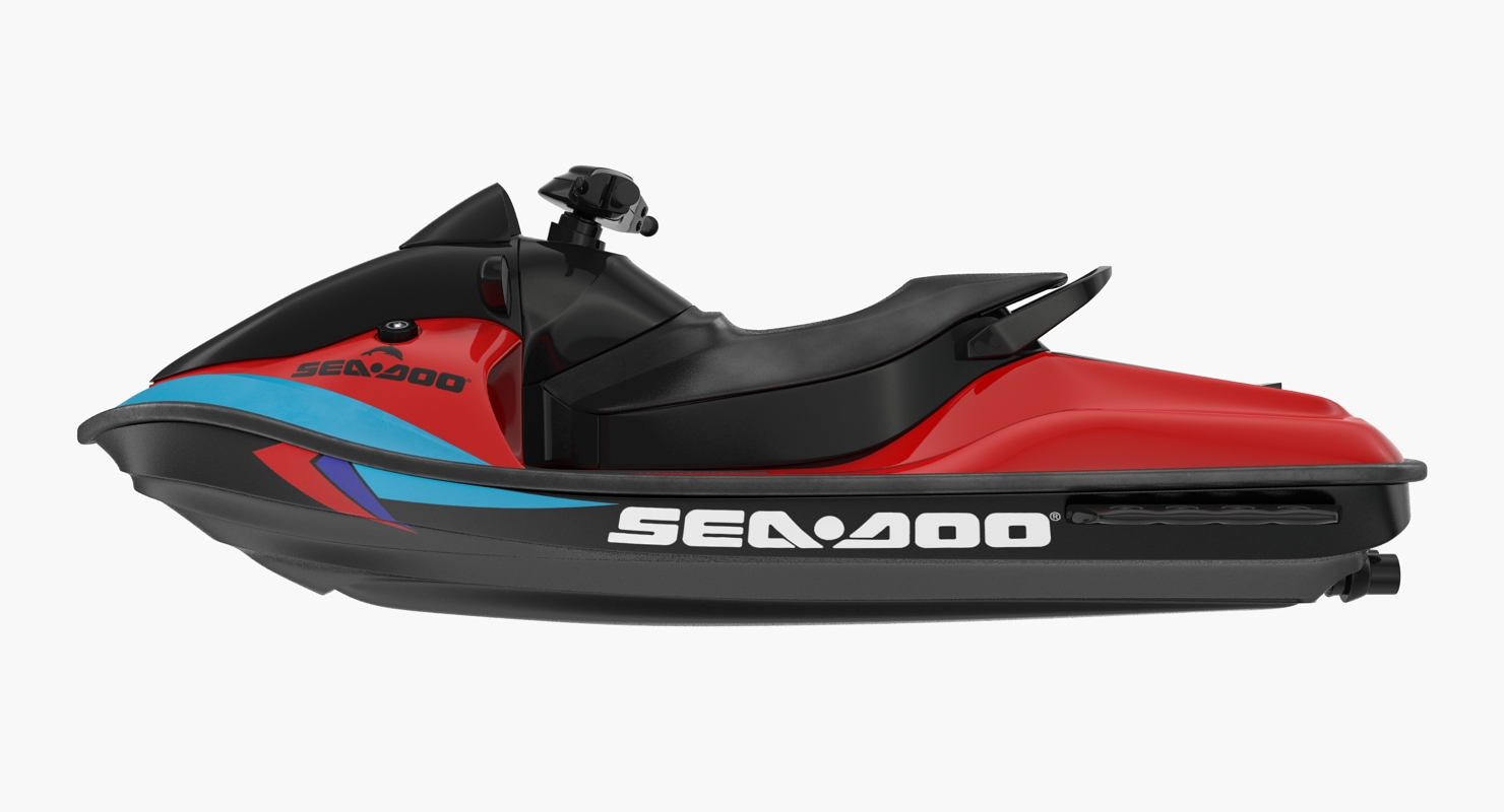 Jet Ski Sea Doo Rigged 3D