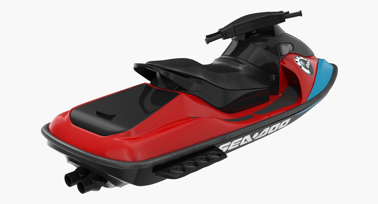 Jet Ski Sea Doo Rigged 3D