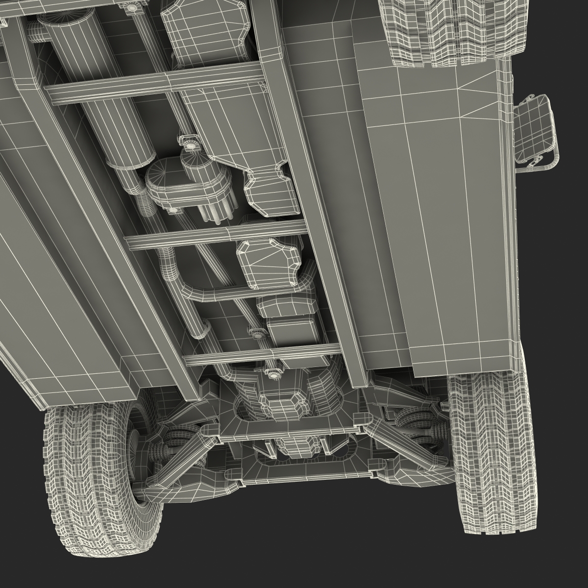 3D model Troop Carrier HMMWV m1035 Camo