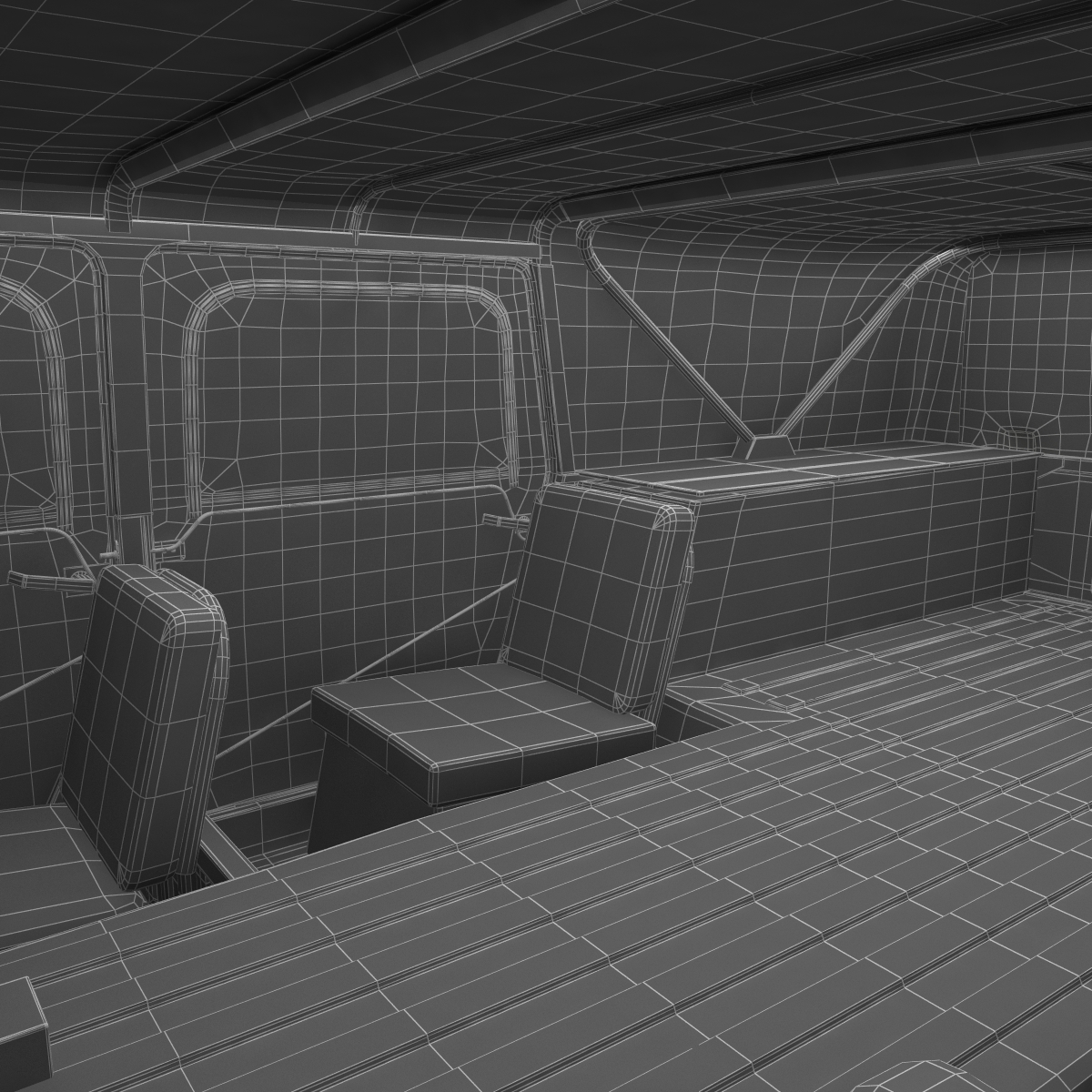 3D model Troop Carrier HMMWV m1035 Camo