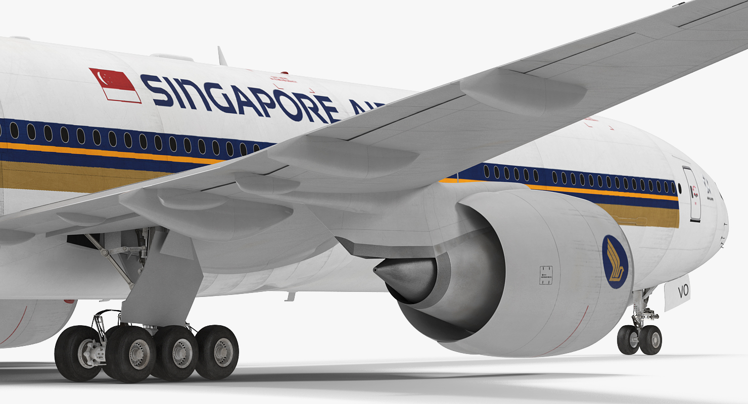 Boeing 777 8x Singapore Airlines 3D