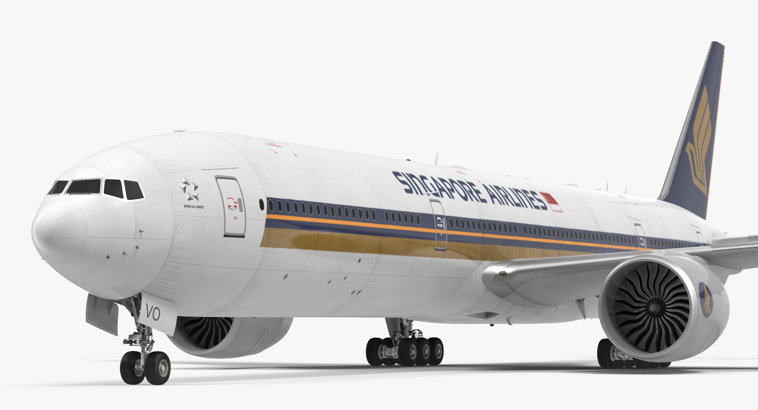 Boeing 777 8x Singapore Airlines 3D