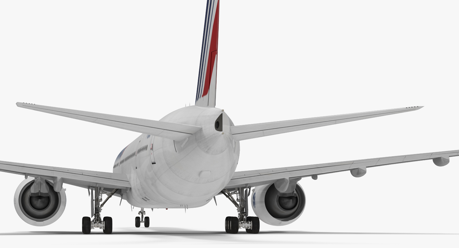 3D Boeing 777 8x Air France Rigged