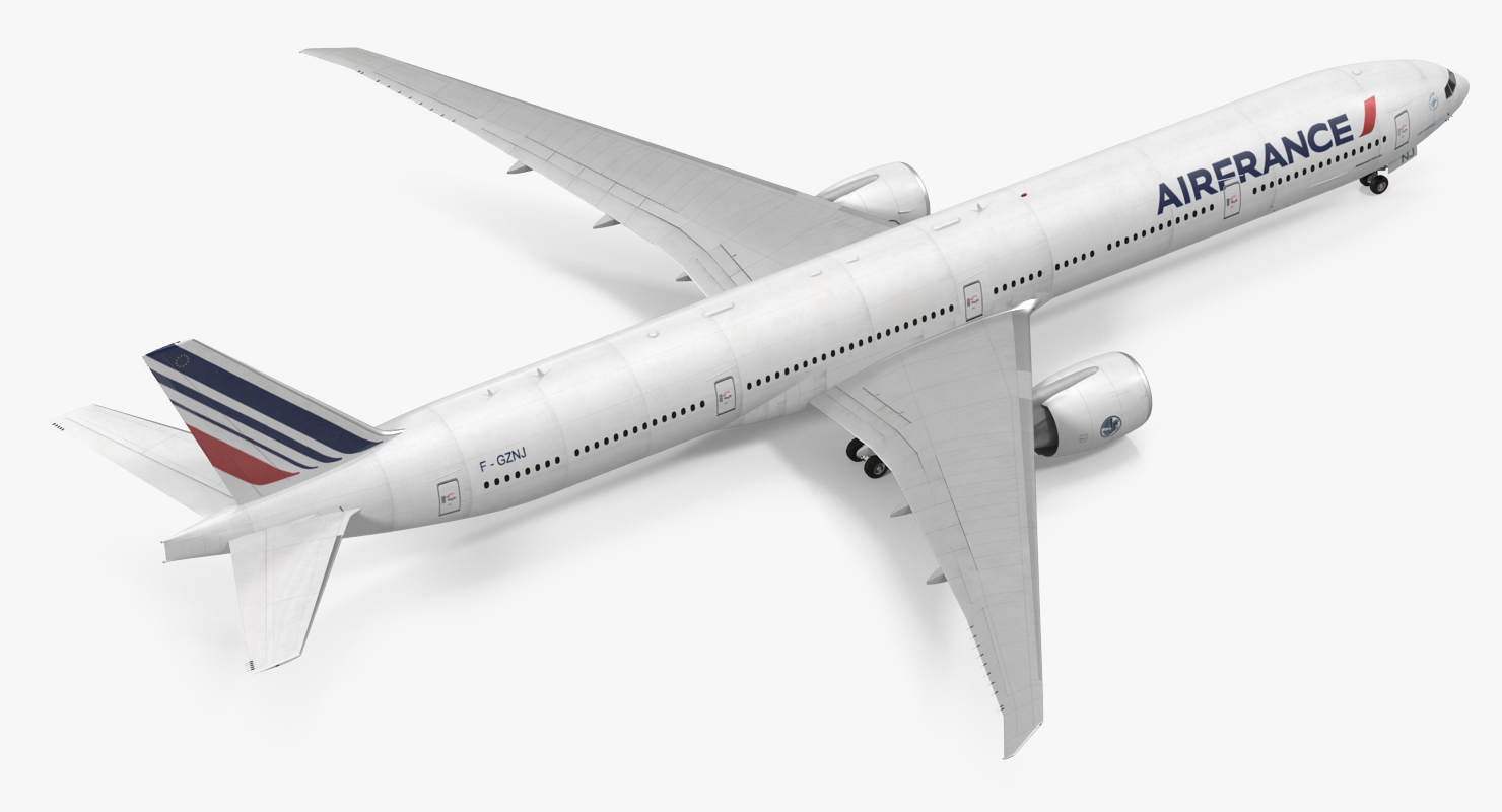 Boeing 777 9x Air France 3D model