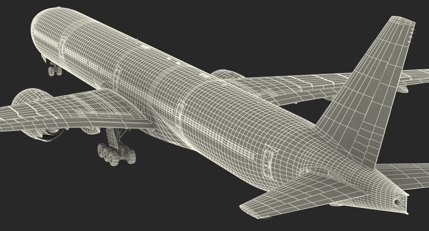 Boeing 777 9x British Airways 3D model