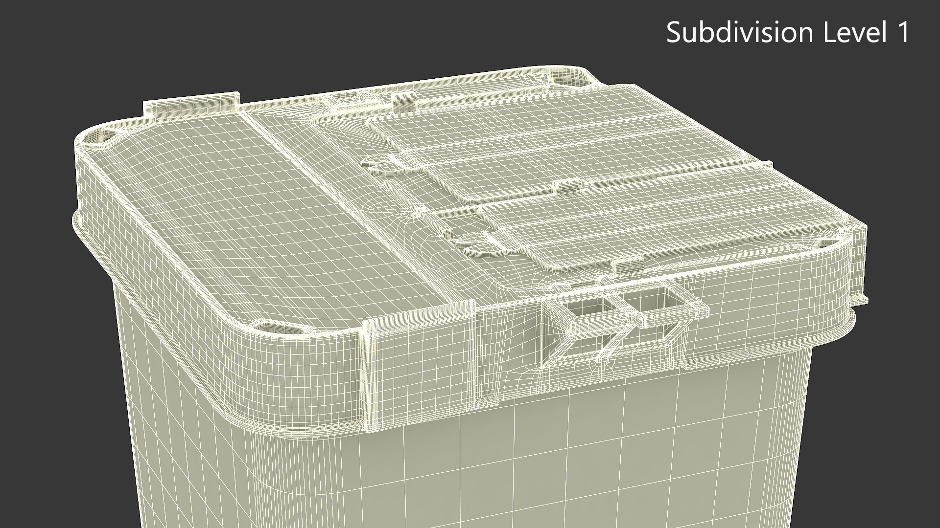 Laboratory Sharps Container 3D