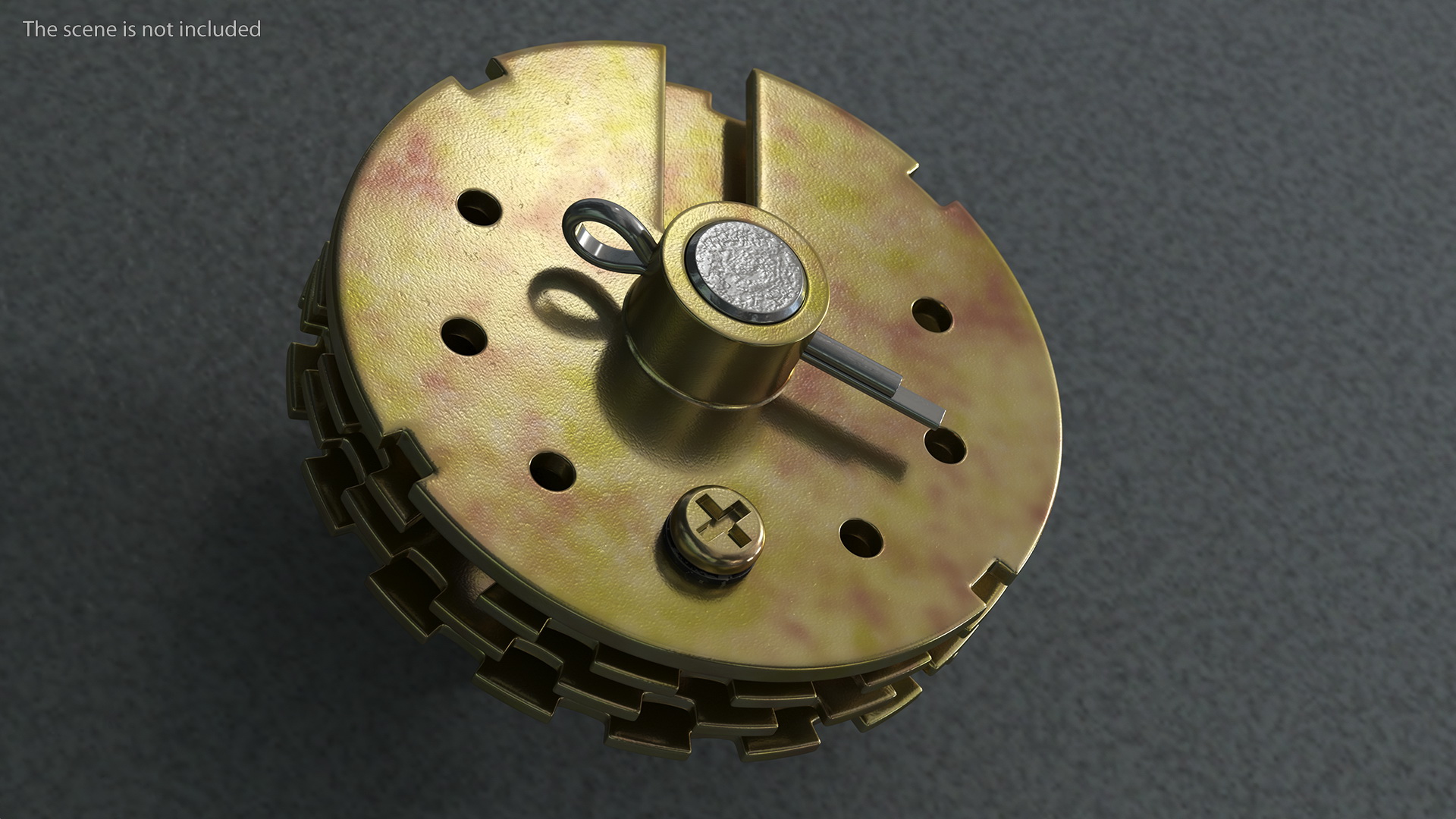 3D model Vintage Mechanical Combination Lock