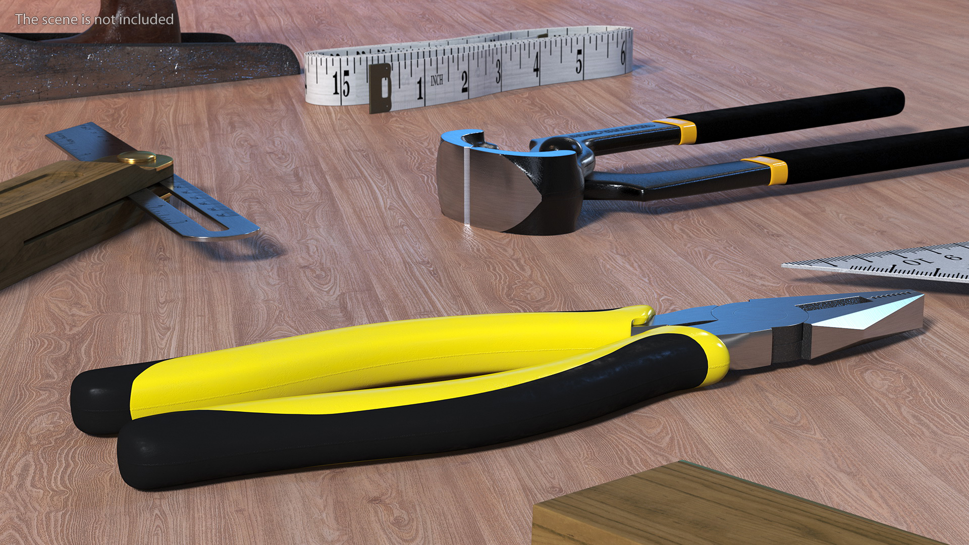 3D Combination Pliers model