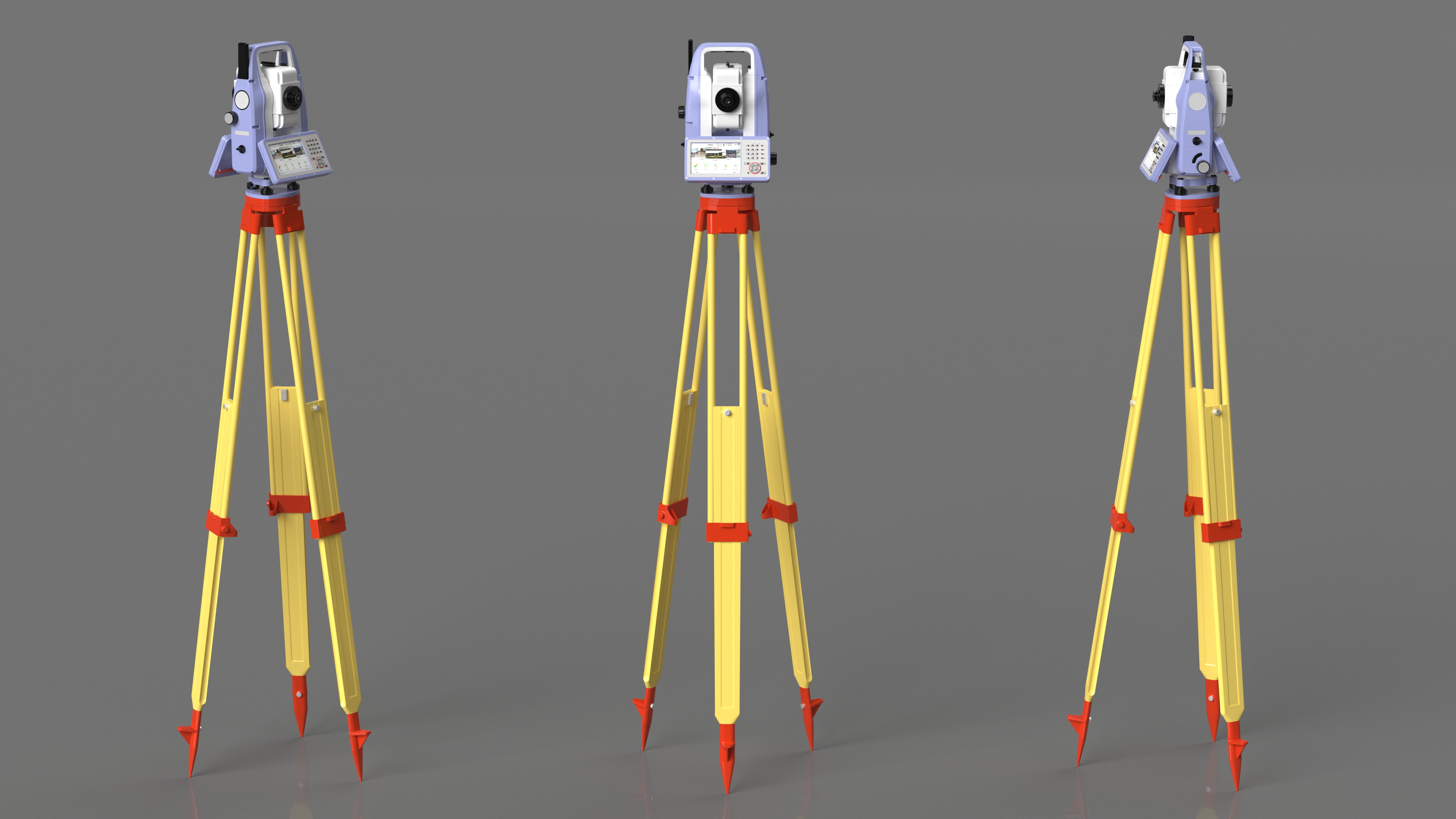 Digital Electronic Theodolite Surveying Instrument with Tripod 3D