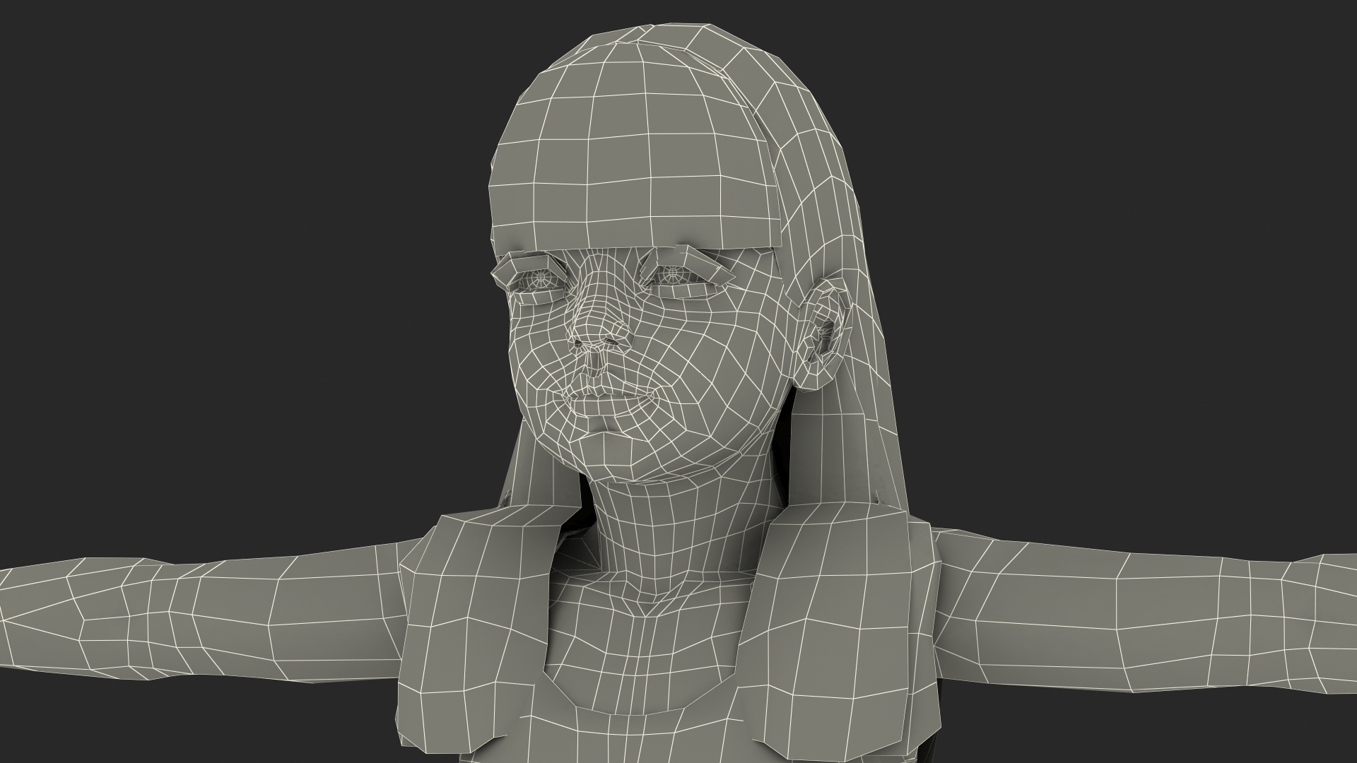 3D Child Girl Beach Style Rigged for Cinema 4D model