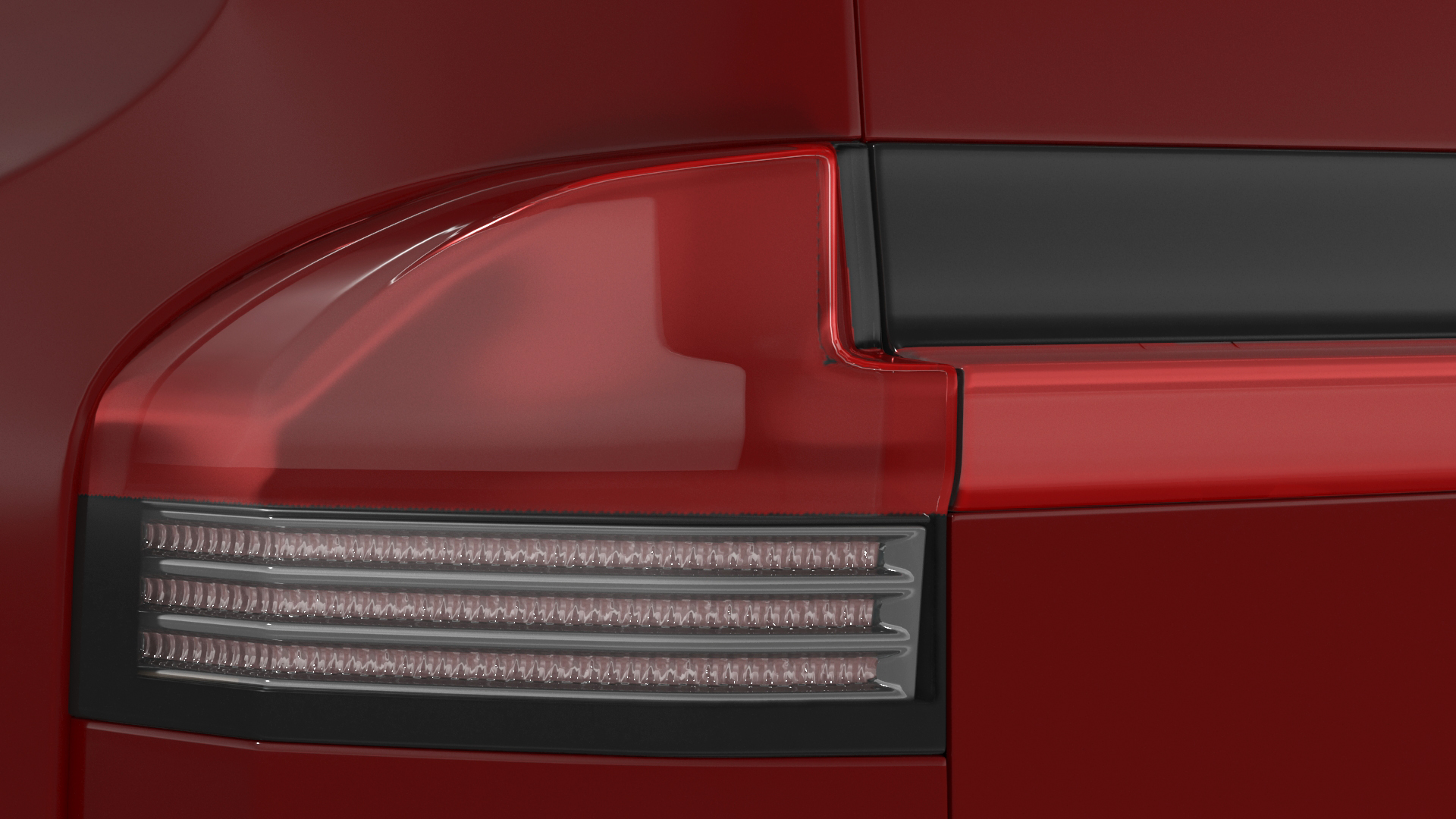 Lexus GX 550 SUV Premium Simple Interior Red 3D model