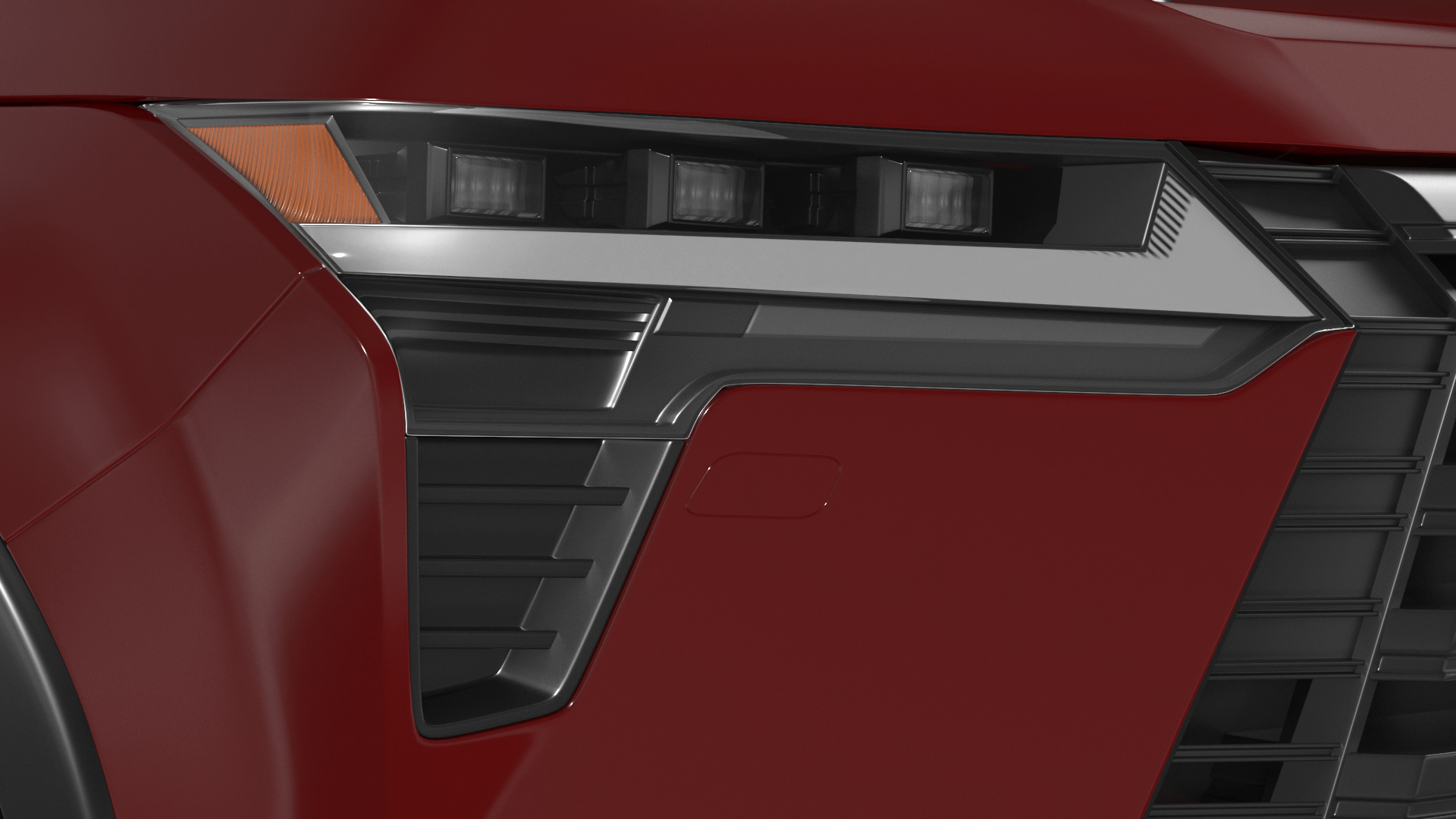 Lexus GX 550 SUV Premium Simple Interior Red 3D model