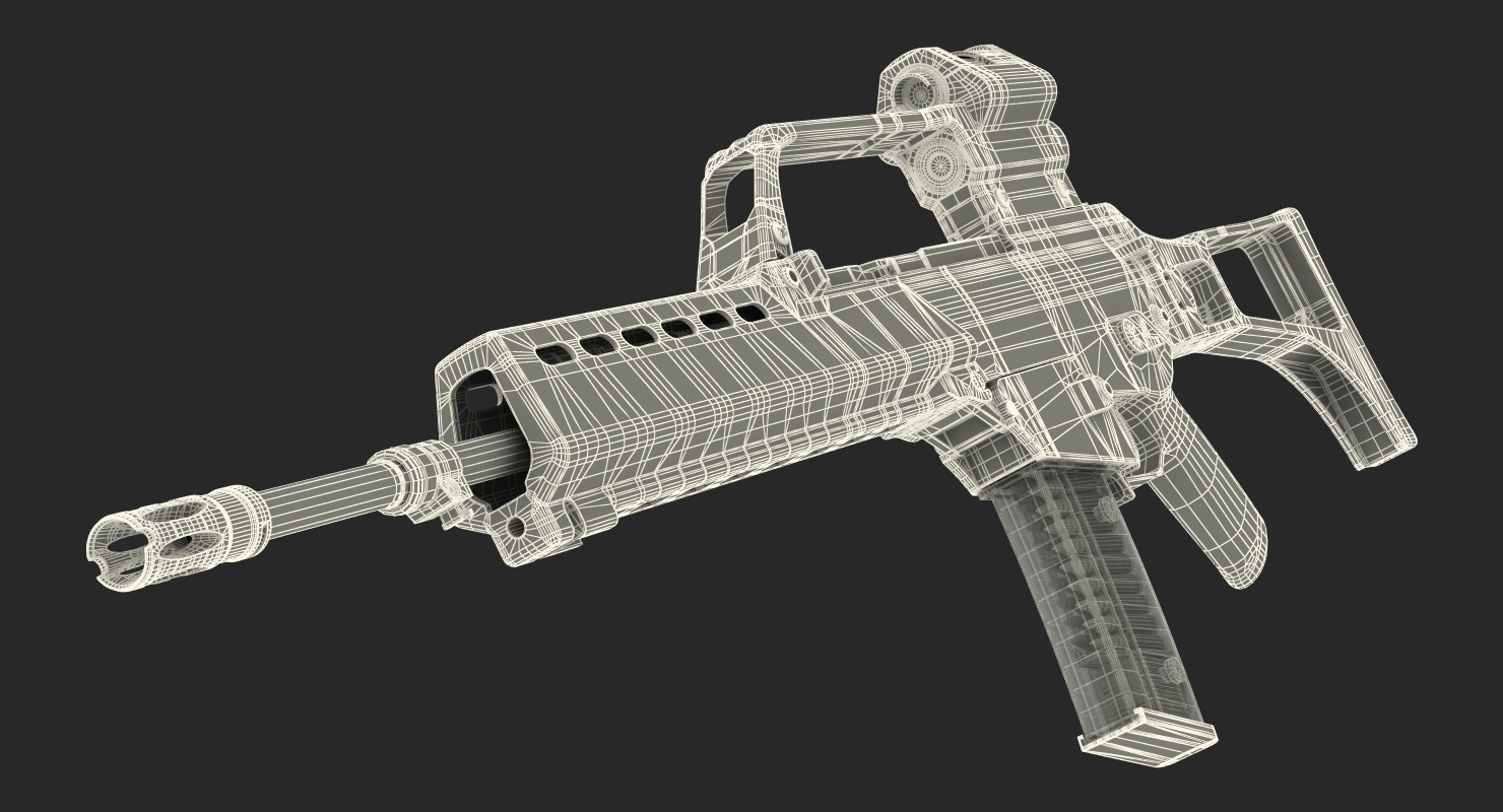 3D model Assault Rifle HK G36