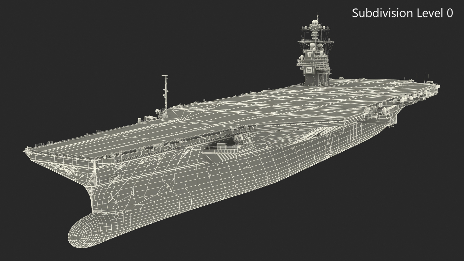 USS Gerald Ford CVN 78 3D