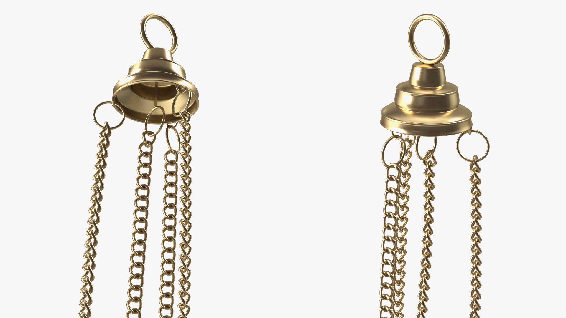 Chain Censer Gold 3D