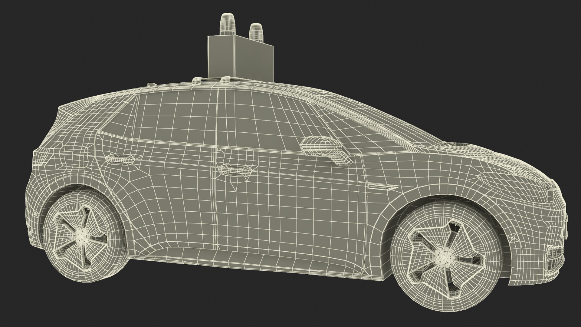 3D model Subaru Follow Me Car Accompanies an Airbus A330-200 Airliner