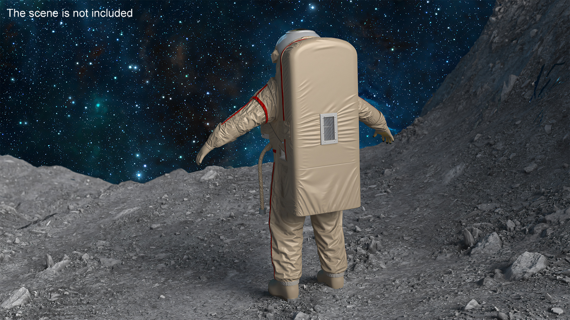 Astronaut Space Suit Orlan MK 3D model