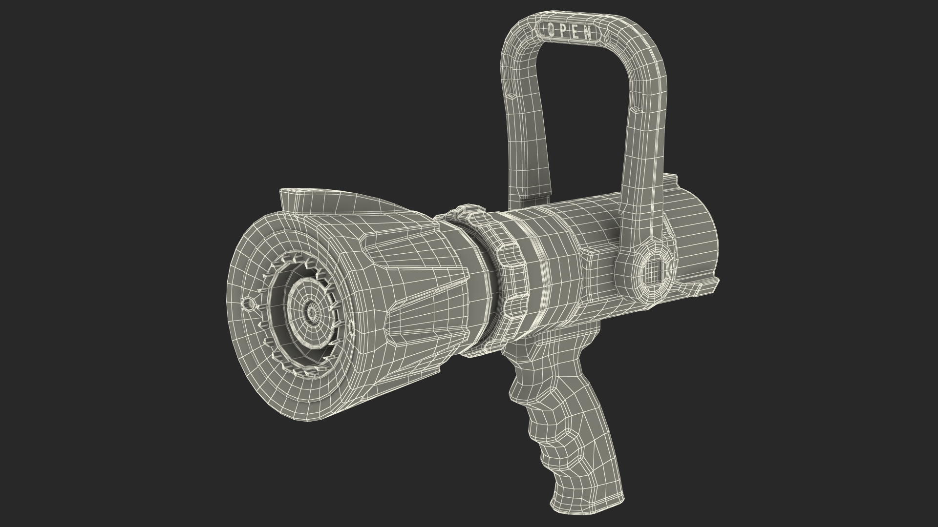 3D Fire Hose Nozzle