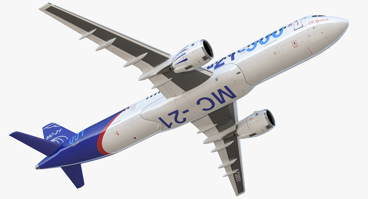 3D Russian Airliner MC 21 300