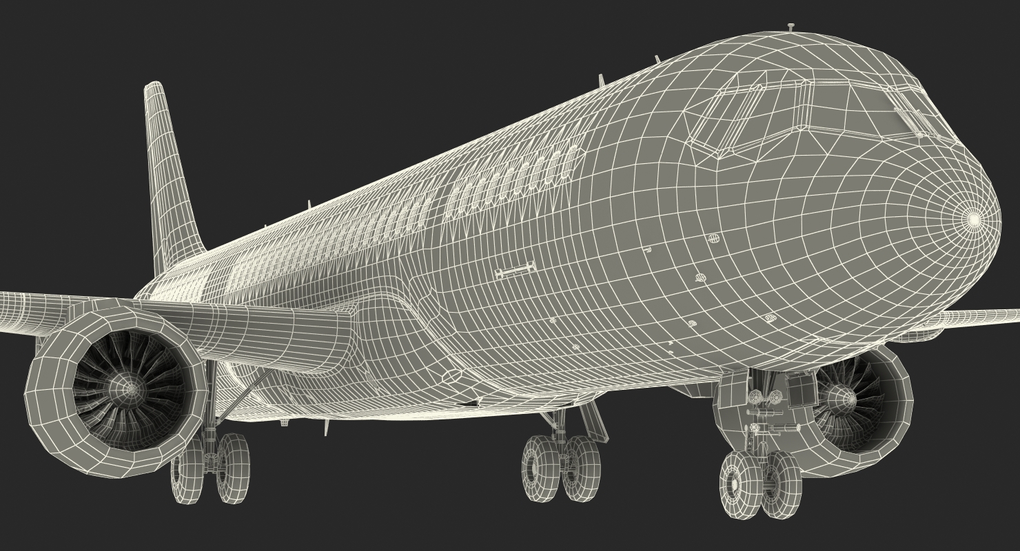 3D Russian Airliner MC 21 300