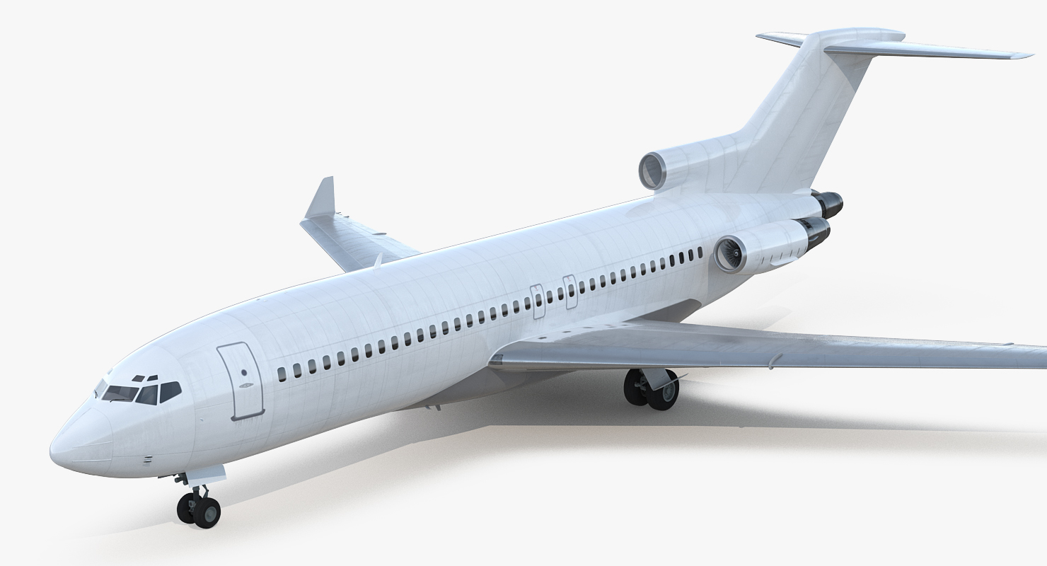 Boeing 727 100 Private Generic Rigged 3D