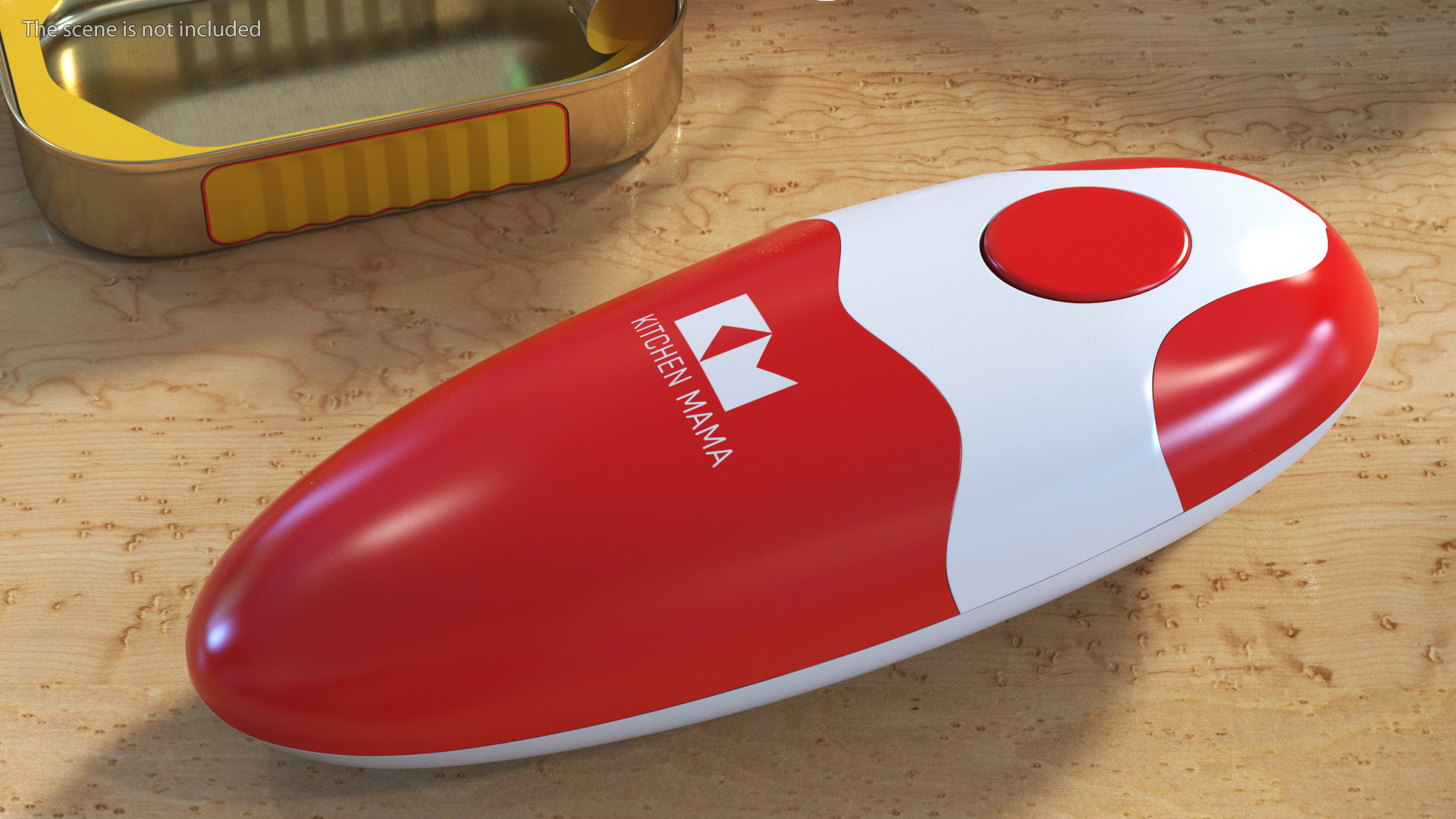 3D Electric Can Opener Kitchen Mama Red