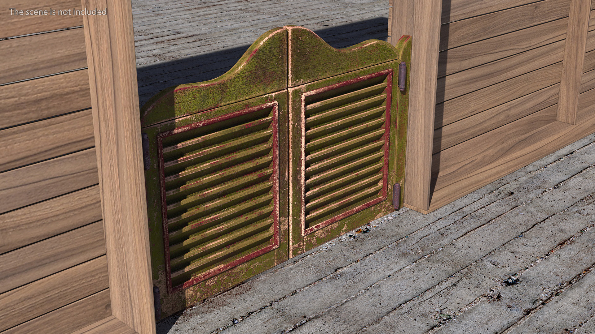 Old Western Saloon Doors 3D model