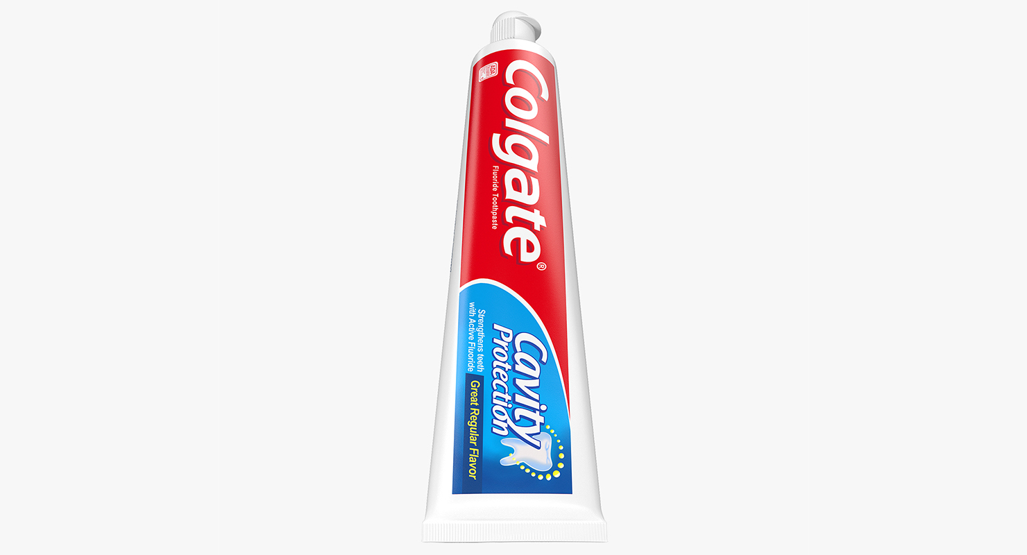 3D Tube Colgate Toothpaste model