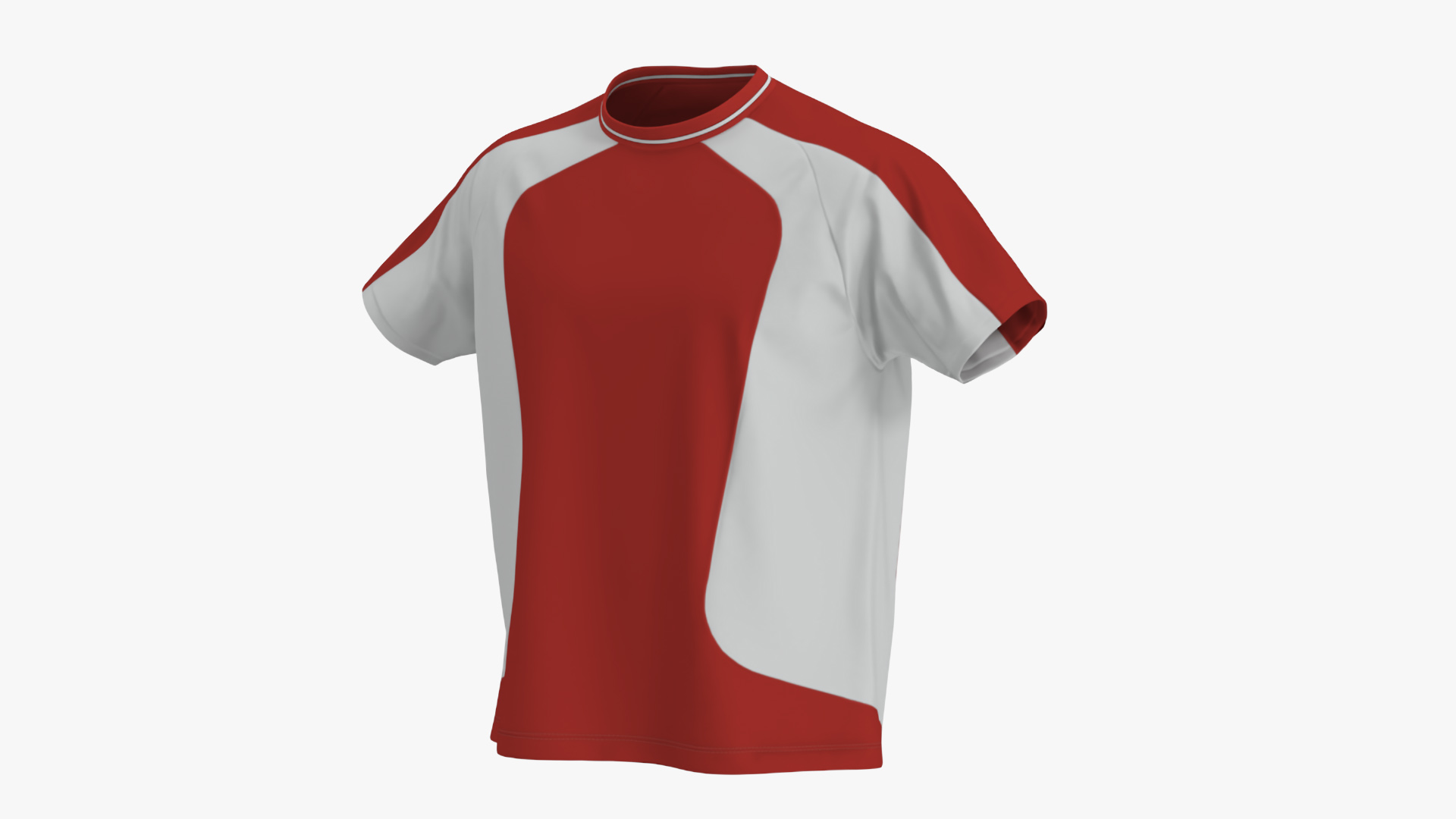 3D Soccer Jersey and Shorts Set model