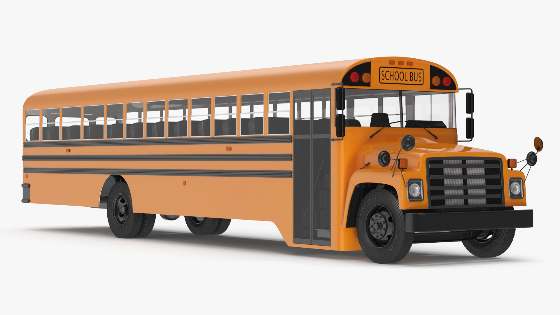 Yellow School Bus 3D