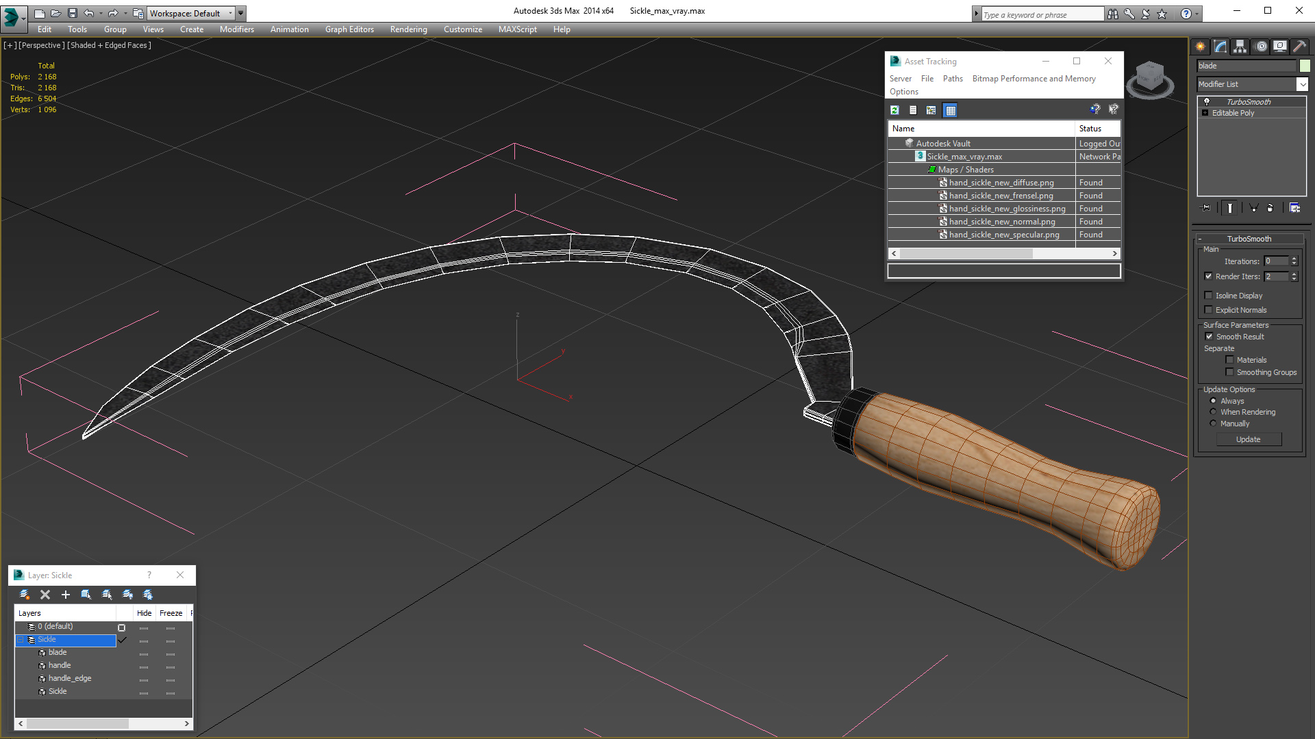 3D model Sickle